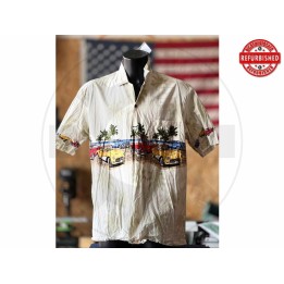 Camicia hawaiana auto americane 2XL USATO