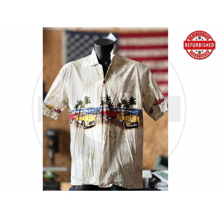 Camicia hawaiana auto americane 2XL USATO
