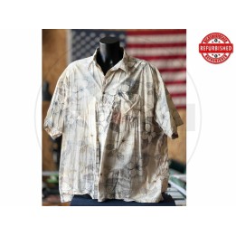 Camicia hawaiana fiori e palme 4XL USATO