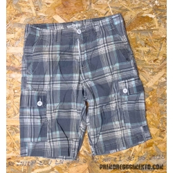 Bermuda Cargo Quadri Grigio...