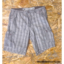 Bermuda Cargo Beige Quadri...