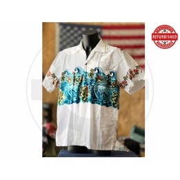 Camicia hawaiana onde e delfini XL USATO