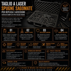 Taglio a laser spugne...