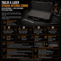 Taglio laser spugne interne...