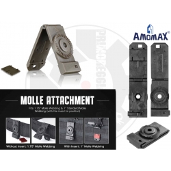 Slim MOLLE mount Dark Earth...