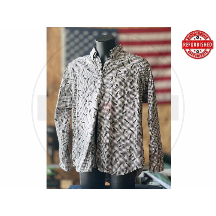 Camicia hawaiana Columbia piume L USATO