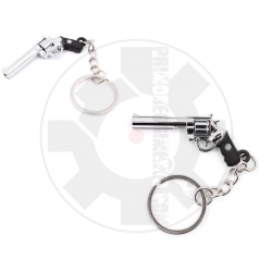 357 Magnum silver Keychain