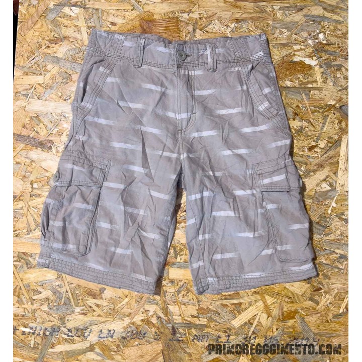 Bermuda Cargo Beige Righe - 30 - Second Hand