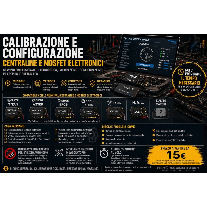 Diagnostica / calibrazione / configurazione / aggiornamento centraline elettroniche
