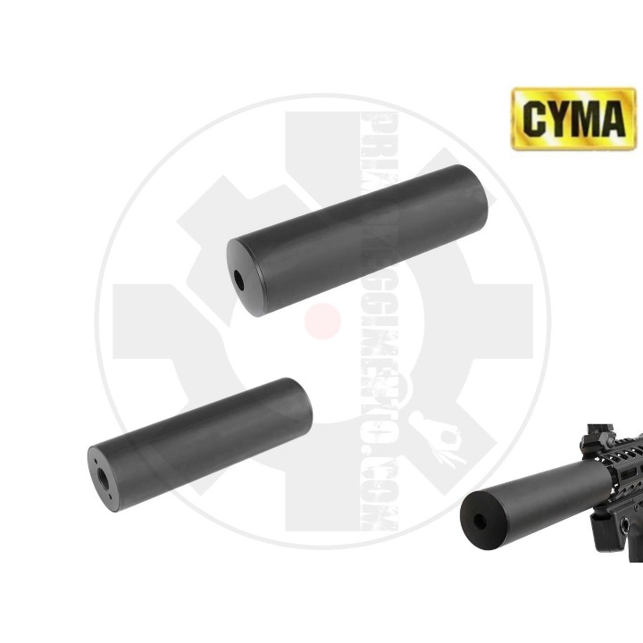 Cyma aluminum silencer for MP5 SD 140x40mm