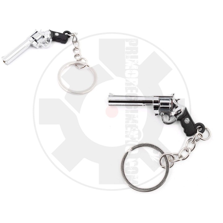 357 Magnum silver Keychain