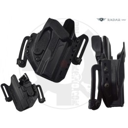 Fondina Thunder THR-C D-Flat – Glock 17 / Glock 19 – Canna Scoperta