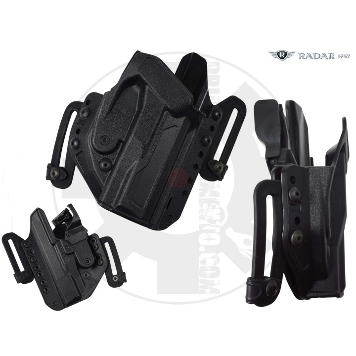 Fondina Thunder THR-C D-Flat – Glock 17 / Glock 19 – Canna Scoperta