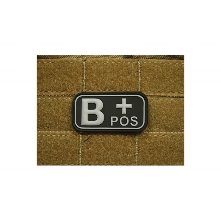 B POS Rubber swat Bloodtype Patch