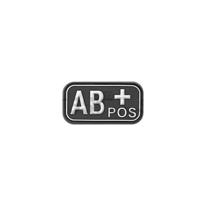 AB POS Rubber swat Bloodtype Patch
