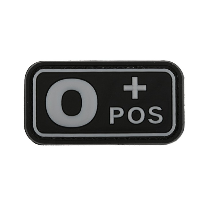 0 POS Rubber swat Bloodtype Patch